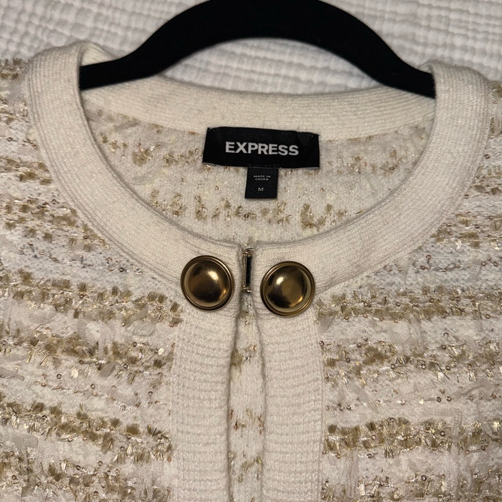 Express Textured Cardigan